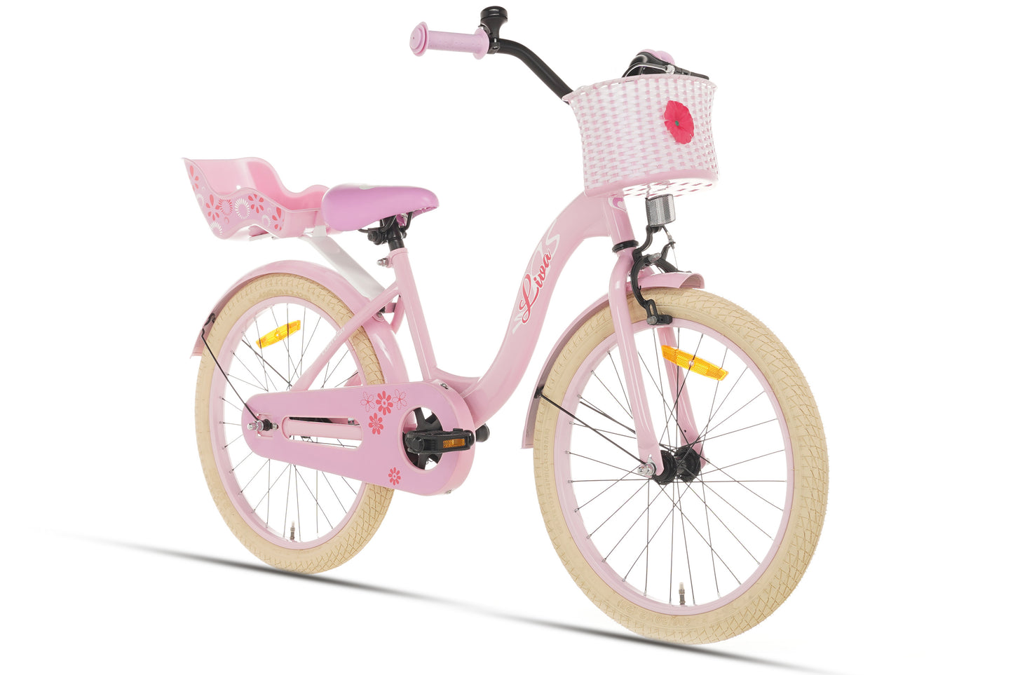 Liva Mädchenfahrrad, rosa, 22 Zoll