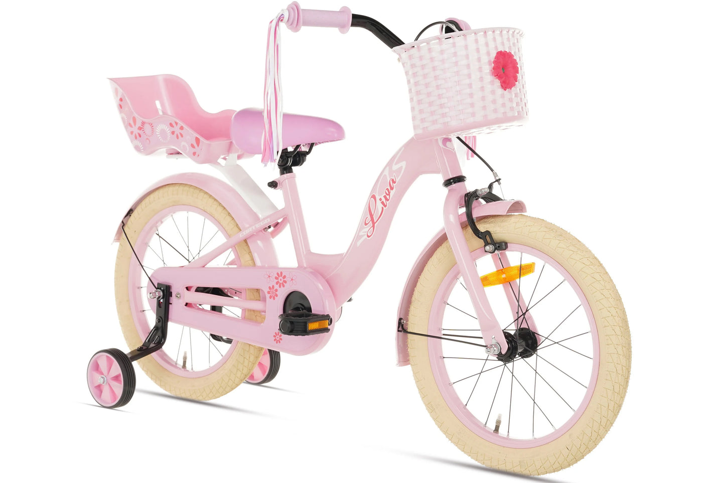 Liva Mädchenfahrrad Pink 14 Zoll