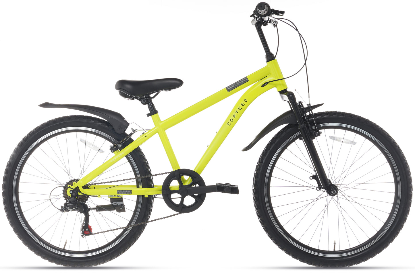 Ranger 7-speed Jongensfiets 26 inch Fluogeel