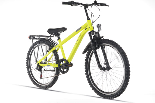 Ranger Plus 7-speed Jongensfiets 24 inch Fluogeel