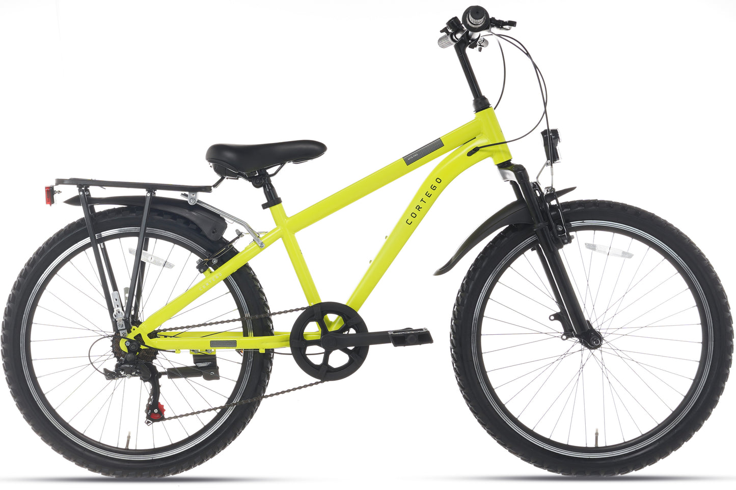 Ranger Plus 7-speed Jongensfiets 24 inch Fluogeel