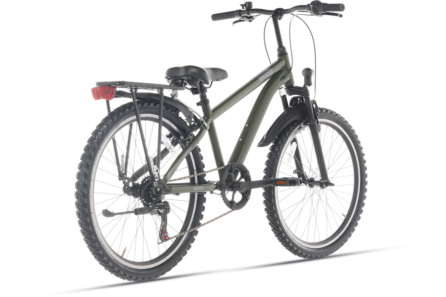 Ranger Plus 7-speed Jongensfiets 24 inch Leger groen