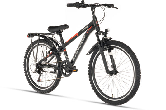 Ranger Plus 7-Gang Jungenfahrrad 26 Zoll Schwarz