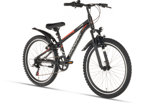 Ranger 7-Gang Jungenfahrrad 26 Zoll Schwarz 
