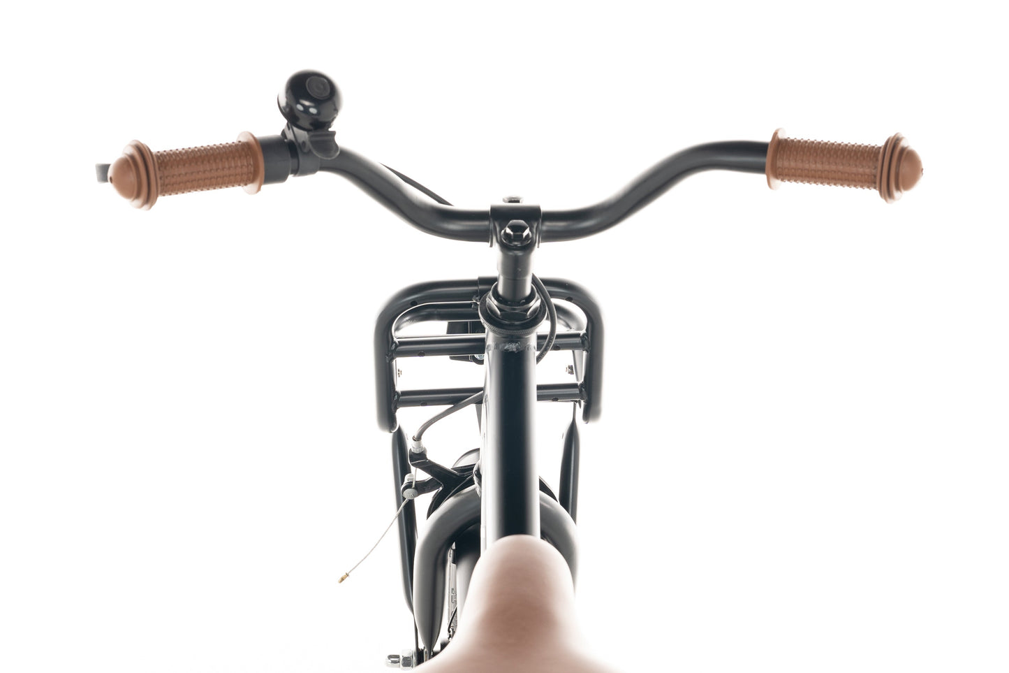 Urban Jungenfahrrad Mattschwarz 14 Zoll