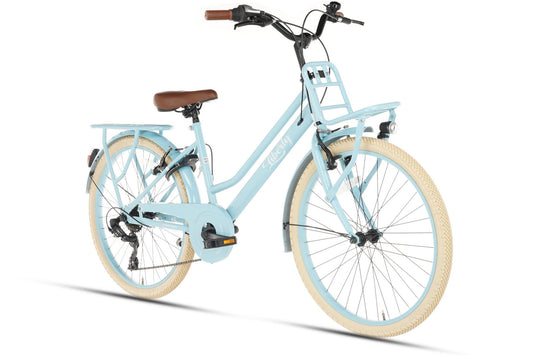 Liberty D7 Mädchenfahrrad 26 Zoll - 7 Gänge - Blau