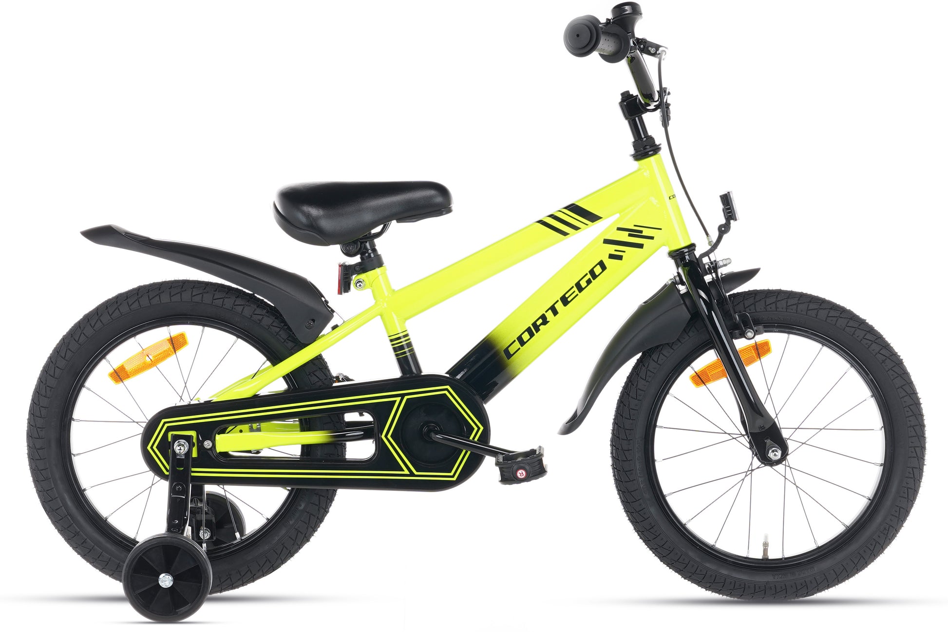 Kinderfahrrad Jungen 16 Zoll - 3-5 Jahre - Grün